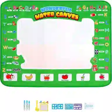 古欧 水画布涂鸦超大魔法清水画毯 早教益智玩具