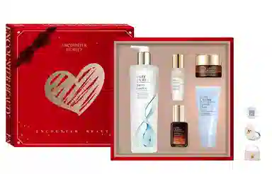 雅诗兰黛 樱花水 全新微精华原生液套礼盒装 舒缓提亮紧致 五件套