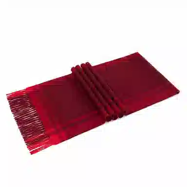 上海故事 通用款粗纺格子羊绒多种颜色 绒线围巾 女款