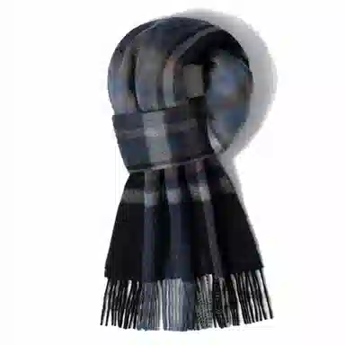 上海故事 通用款粗纺格子羊绒多种颜色 绒线围巾 女款