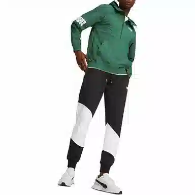 PUMA Hoodie Jacket Men's Dark Green