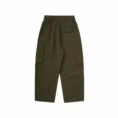 膨胀潮牌 宽松纯色阔腿休闲裤 男女同款