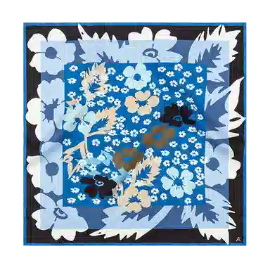 【挚爱系列】 桉彩饰 原创设计高颜值小众高档实用碎花虞美人 丝巾 女款