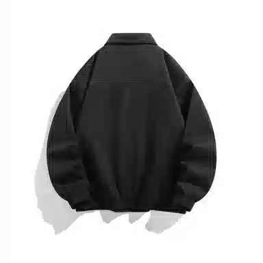 大卫贝肯 美式复古高街帅气机能风拉链学院风学生简约基础飞行员教练工装军旅宽松休闲百搭通勤长袖夹克外套 男女同款