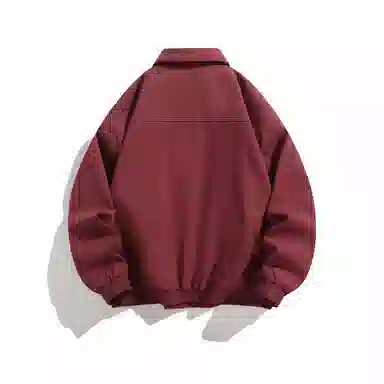 大卫贝肯 美式复古高街帅气机能风拉链学院风学生简约基础飞行员教练工装军旅宽松休闲百搭通勤长袖夹克外套 男女同款