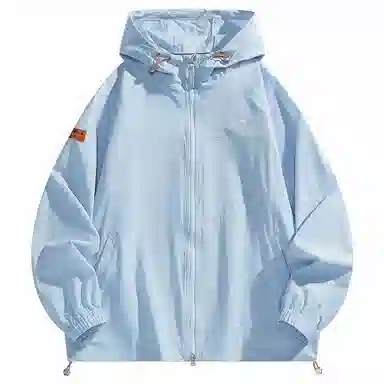 贵人鸟 拼接宽松百搭休闲连帽抽绳防晒服 男女同款