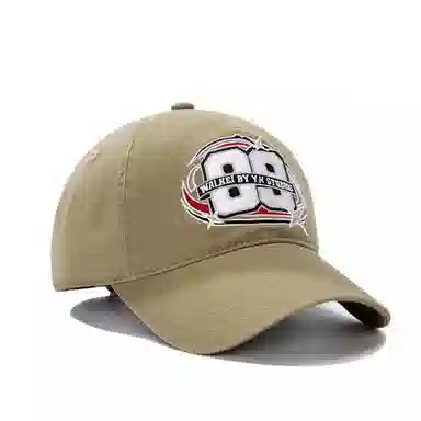 氧气樱桃 刺绣黑白韩版日系宽檐 棉 鸭舌帽 男女同款情侣款