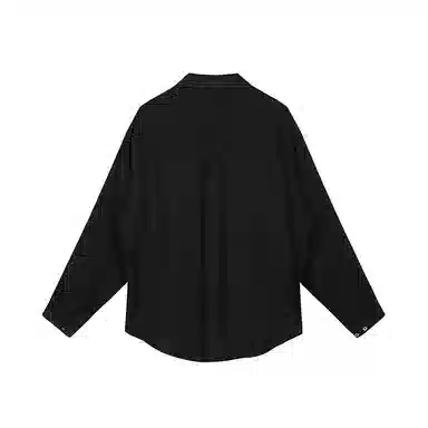 速写 纯色简约日常宽松长袖衬衫 男款