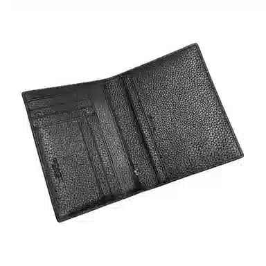 Coach Classic Logo Leather Card Case Small Black