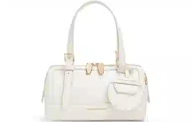 Charles & Keith Cream Boston Bag