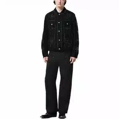 Louis Vuitton FW24 Black Denim Jacket