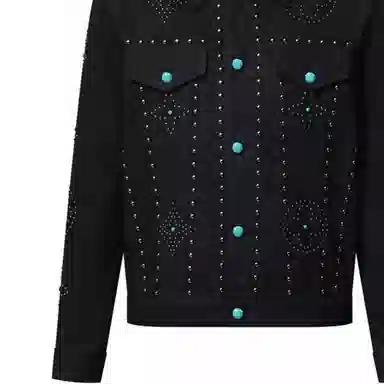 Louis Vuitton FW24 Black Denim Jacket