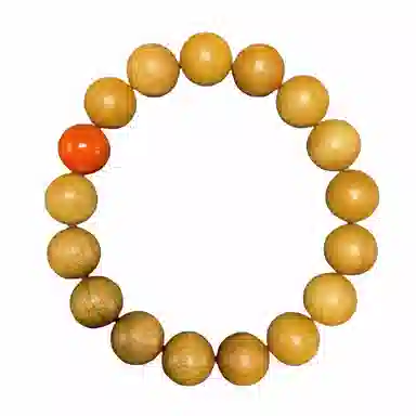 吉千年 【顺丰包邮】新中式复古潮流风 好运 平安顺遂 招财进宝 楠木 手串 男女同款情侣款