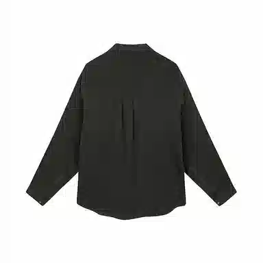 速写 纯色简约日常宽松长袖衬衫 男款