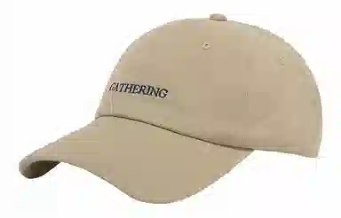 优幽兰 时尚百搭小众设计感大头围显脸小字母刺绣韩版透气户外旅行推荐 棉 棒球帽鸭舌帽太阳帽 男女同款情侣款