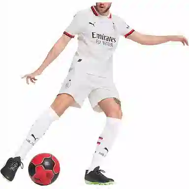 PUMA AC Milan Away Short Sleeve Football Jersey