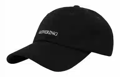 优幽兰 时尚百搭小众设计感大头围显脸小字母刺绣韩版透气户外旅行推荐 棉 棒球帽鸭舌帽太阳帽 男女同款情侣款