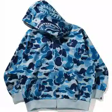 BAPE ABC CAMO Shark Hoodie