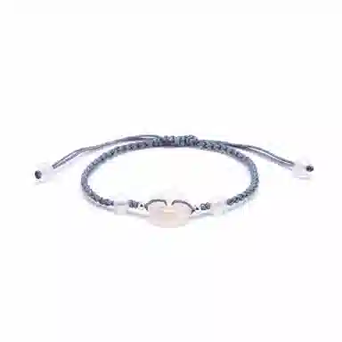 【s925银 诸事顺利】 聆听花开 新中式国风平安扣编绳 民族风文艺小清新森系个性时尚气质百搭#好运 水晶 玉石手绳 男女同款情侣款