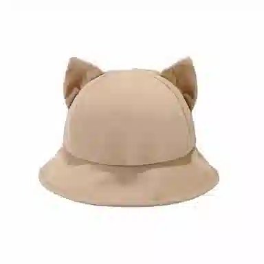 祎步康 可爱猫耳 尚户外街头盆休闲百搭遮阳 棉 渔夫帽 男女同款情侣款