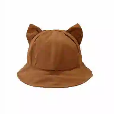 祎步康 可爱猫耳 尚户外街头盆休闲百搭遮阳 棉 渔夫帽 男女同款情侣款