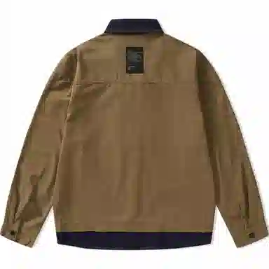 赞仕 水洗宽松百搭胸前口袋长袖衬衫 男款