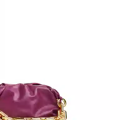 Bottega Veneta Chain Pouch Red