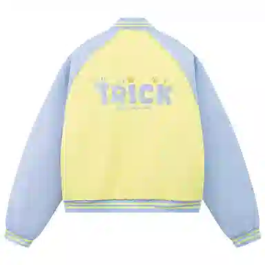 美式小熊魔术贴休闲百搭单排扣棒球服 男女同款