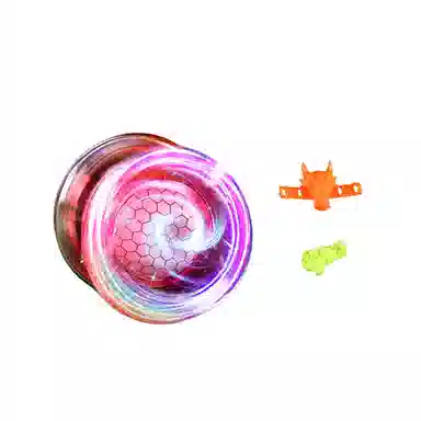 一点潮玩 炫酷灯光玩具 水晶 活睡眠自动回旋 悠悠(溜溜)球