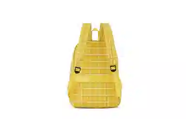Lee Cute Plaid Backpack Yellow