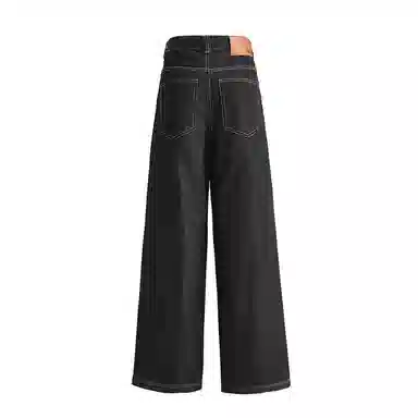 JUFU Wide Leg Jeans Black