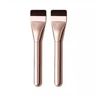 简应舒  玫瑰金一字型粉底刷上妆轻薄均匀服帖扁平头底妆刷学生化妆刷 打底