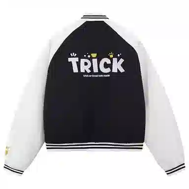 美式小熊魔术贴休闲百搭单排扣棒球服 男女同款