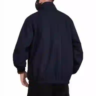 乔丹 运动生活系列 梭织开衫立领运动长袖夹克 男款 新星蓝