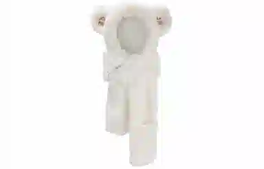 优幽兰 东北加绒加厚毛绒帽围巾一体式手套百搭时尚防风防寒休闲保暖护耳小众 聚酯纤维 斗篷帽 女款