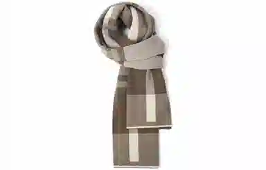 优幽兰 百搭简约围脖经典款时尚加厚防风防寒保暖仿羊绒护脖 围巾 男女同款情侣款