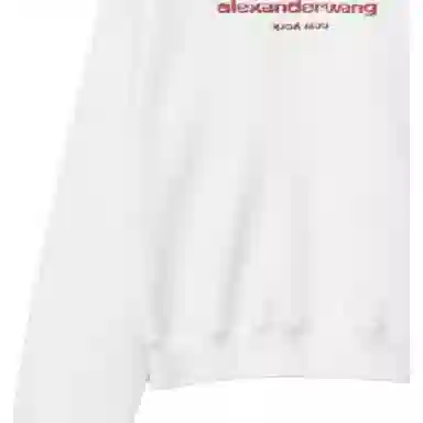 Alexander Wang SS22 White Sweatshirt