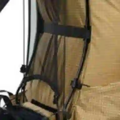 三峰出 超轻耐磨抗撕裂防水徒步 尼龙 双肩包 男女同款情侣款 卡其色