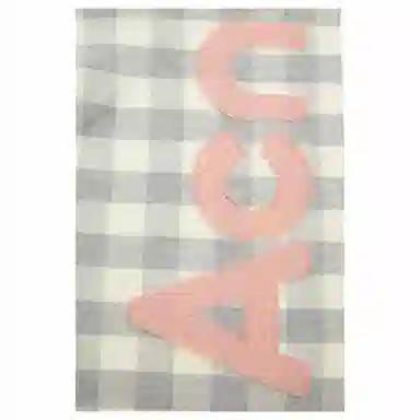 Acne Studios Logo Scarf White