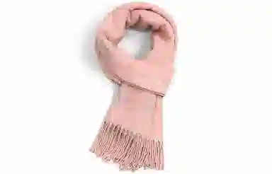 优幽兰 经典款发财树图案防风防寒保暖护脖子休闲 绒线围巾 女款