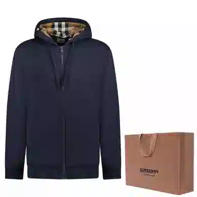 Burberry Hooded Jacket Navy