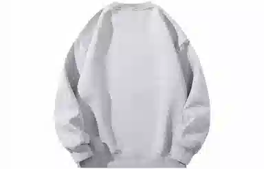 物质公式 美式街头纯色基础款打底衫宽松圆领垂感重磅螺纹休闲百搭长袖卫衣 男女同款