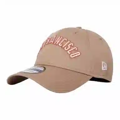 New Era San Francisco Giants Embroidered Cotton Cap Khaki