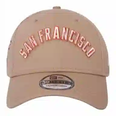 New Era San Francisco Giants Embroidered Cotton Cap Khaki