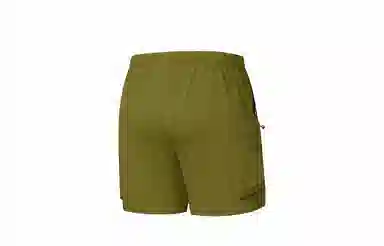 乔丹 纯色中腰透气百搭直筒运动短裤 男款 柳堤绿