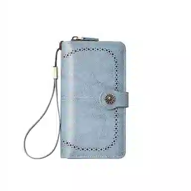 纳兰杜 韩版时尚精致多功能皮夹拉链小包 合成革 钱包 常规 女款 多色