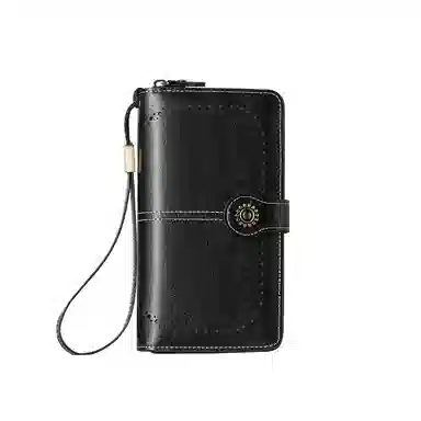 纳兰杜 韩版时尚精致多功能皮夹拉链小包 合成革 钱包 常规 女款 多色