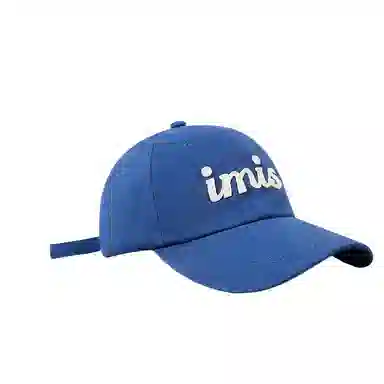 大头围字母刺绣韩版百搭春夏宽帽檐显脸小复古软顶鸭舌帽 棉涤材质 棒球鸭舌帽 女款