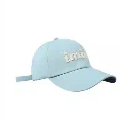 大头围字母刺绣韩版百搭春夏宽帽檐显脸小复古软顶鸭舌帽 棉涤材质 棒球鸭舌帽 女款