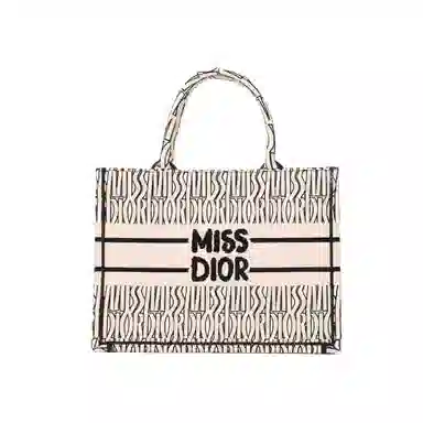 DIOR BookTote Miss Dior Allover Tote